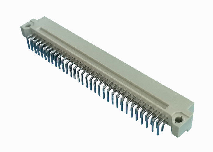 পুরুষ DIN 41612 পিসিবি পিন সংযোগকারী 2X32 পিন ডান কোণ প্রকার 64W পুরুষ
