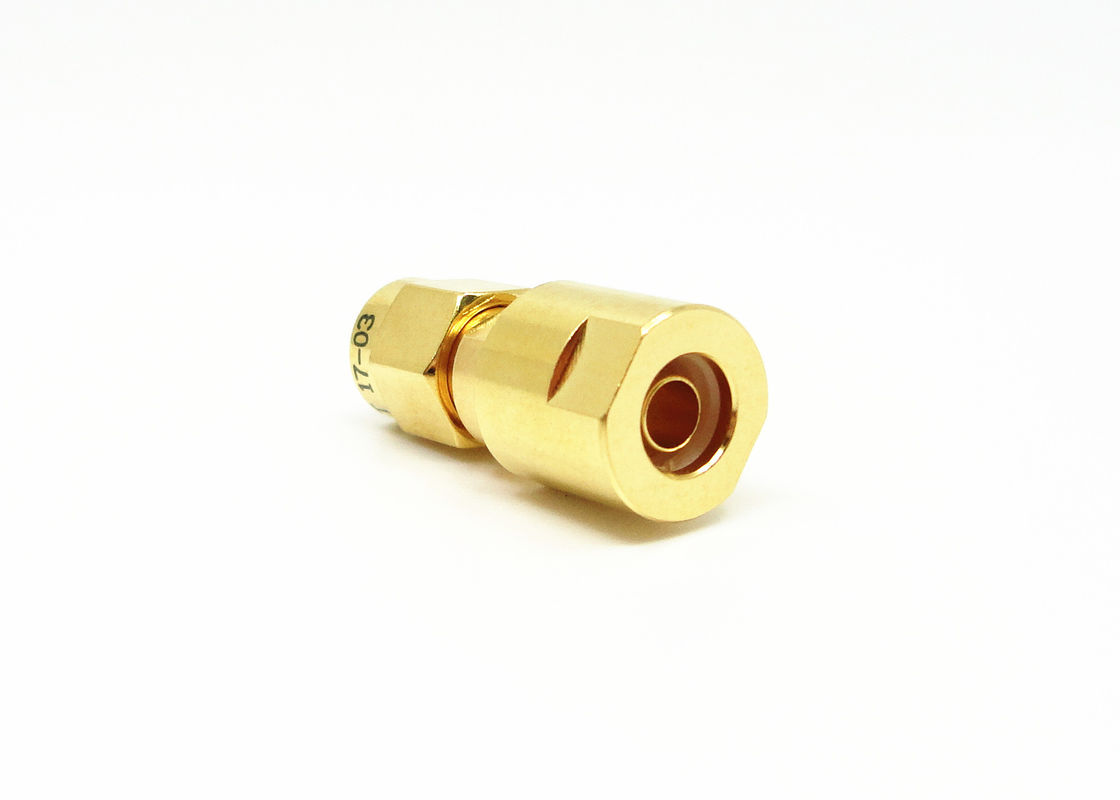 LMR200 MF147B CXN3449 কেবলের জন্য মিনি আকারের ব্রাস পুরুষ এসএমএ সংযোজক